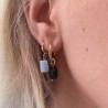 Ariel Earring - Frosted Blue - Per unit