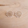 Boucles d'oreilles Albertine - Blanc