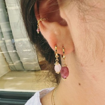 Léo Earring - Pink - Per unit