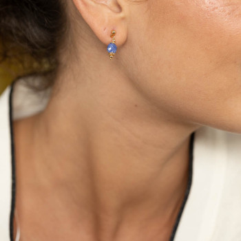 Noalie Earring - Azure Blue - Per unit