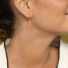 Boucle d'oreille Elyn - Orange - À l'unité