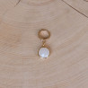 Nathael Earring - Milky White - Per unit