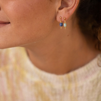 Noalie Earring - Azure Blue - Per unit