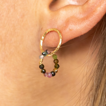 Boucles d'oreilles Niscia - Tourmaline