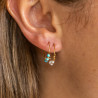 Boucles d'oreilles Mélodie - Turquoise