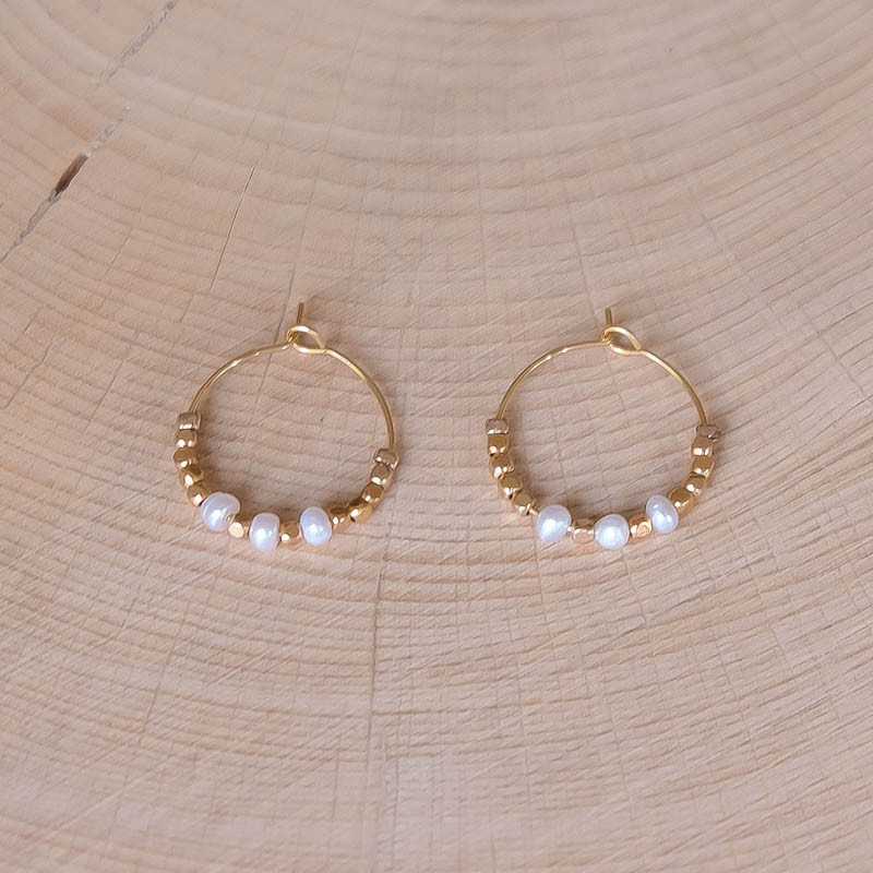 Mélodie Earrings - White