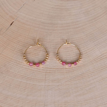 Mélodie Earrings - Pink