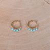 Zoé Earrings - Large Model - Turquoise