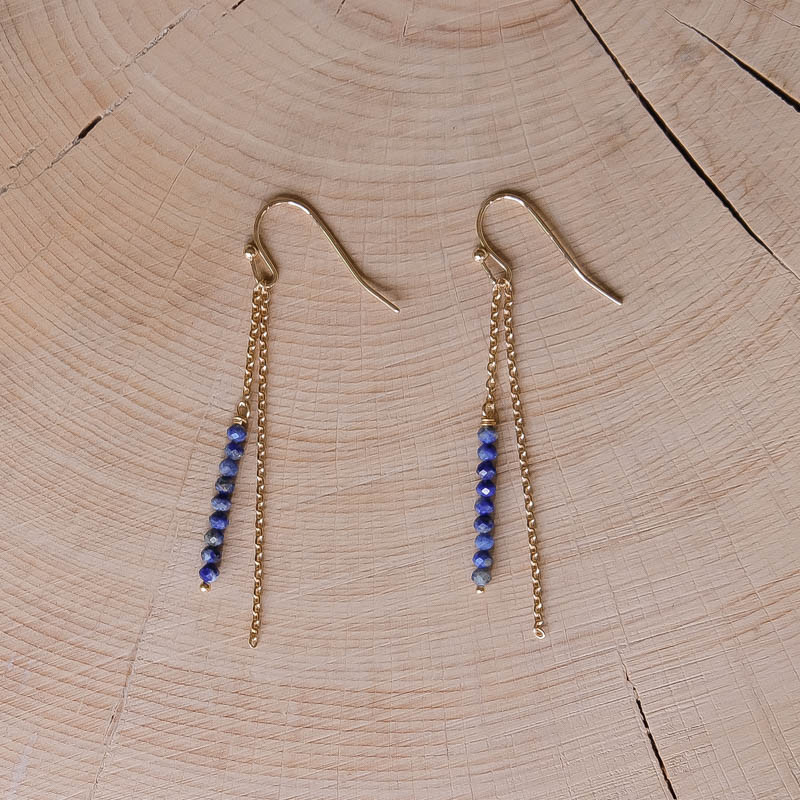 Antoine Earrings - Azure Blue