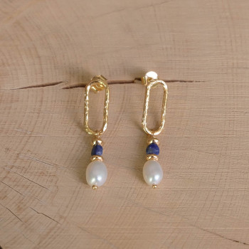 Roch Earrings - Azure Blue