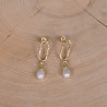 Boucles d'oreilles Roch - Olive