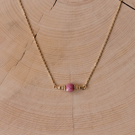 Anne Necklace - Raspberry