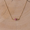 Collier Anne - Framboise