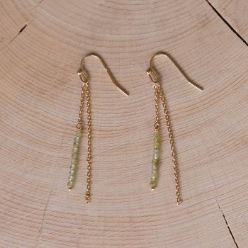 Boucles d'oreilles Antoine - Olive