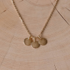 Albane Necklace - Personalized - 3 medals