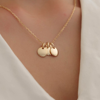 Albane Necklace - Personalized - 3 medals