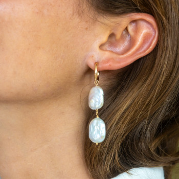 Boucles d'oreilles Dominique - Grand Modèle