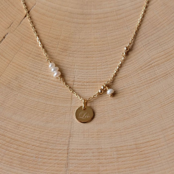 Samuel Necklace - White -...