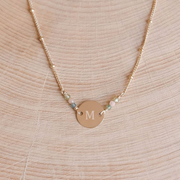 Marguerite Necklace - Olive...