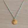 Collier Capucine - Turquoise - Personnalisable