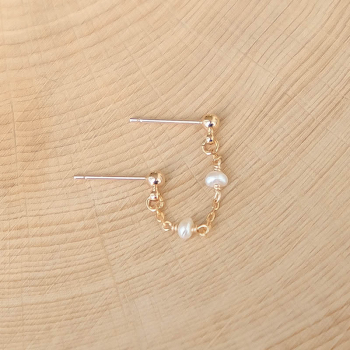 Zénaïde Earring - White - Per unit